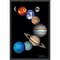 Amanti Art NASA Solar System Framed Wall Art Print (25 in. W x 37 in. H), Simply Satin Black Frame